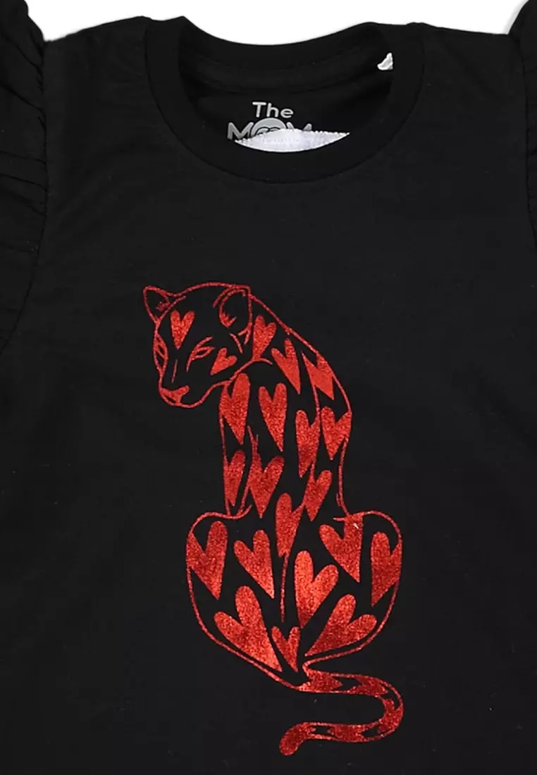 Li'l Panther Girls Top And Skirt Set