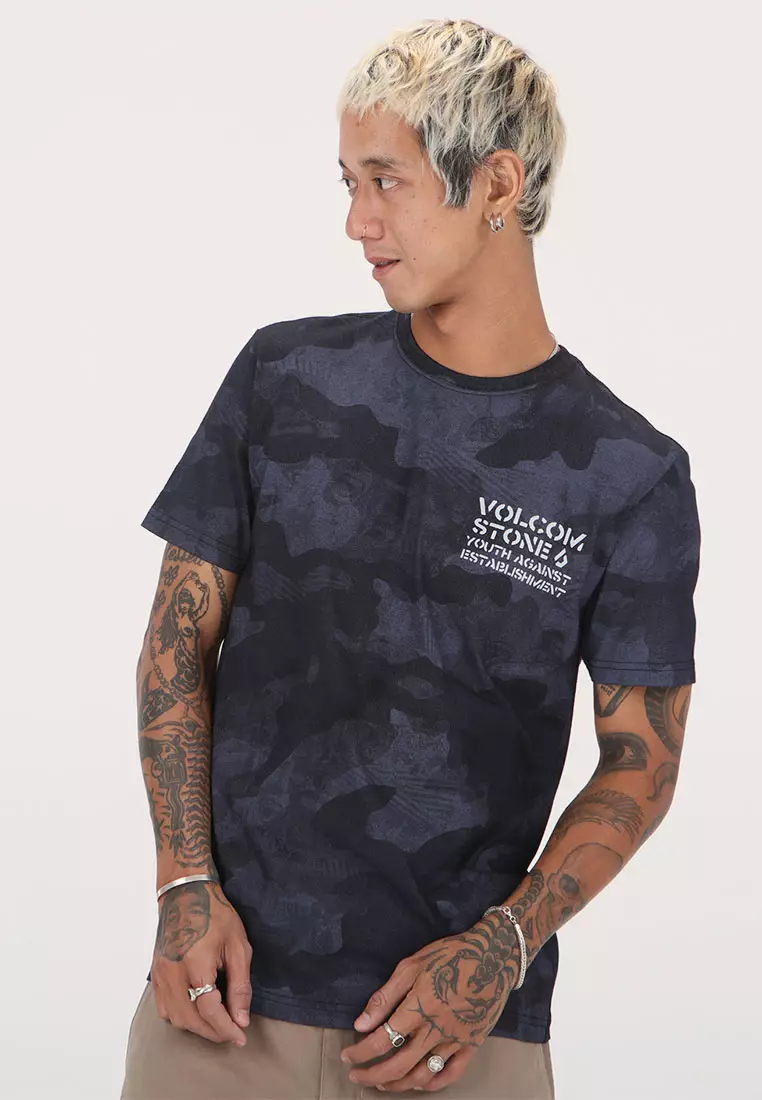MCT PREEMO CAMO SHORT SLEEVE TEE BLK