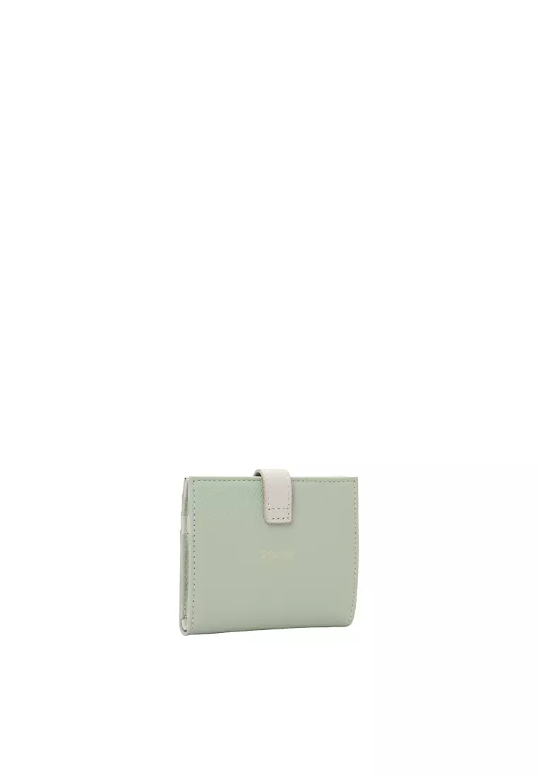 Snap Button Wallet - Mint