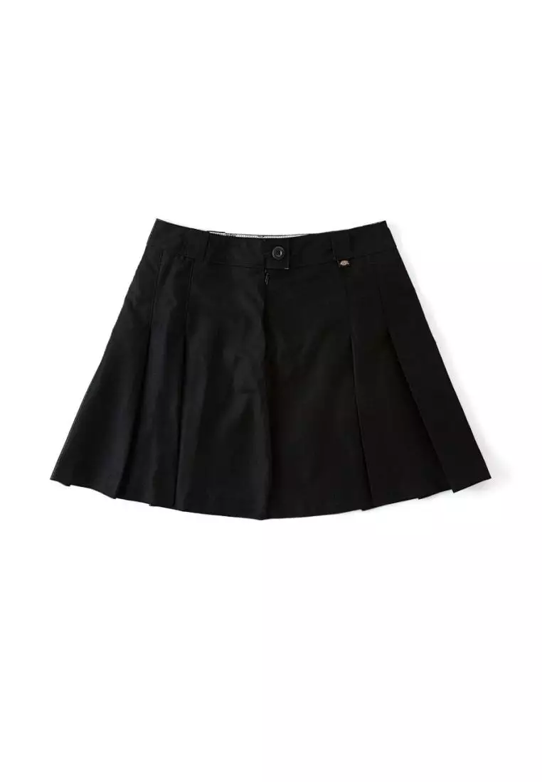 Dickies Twill Regular Pleated Skirt DK013001BLK