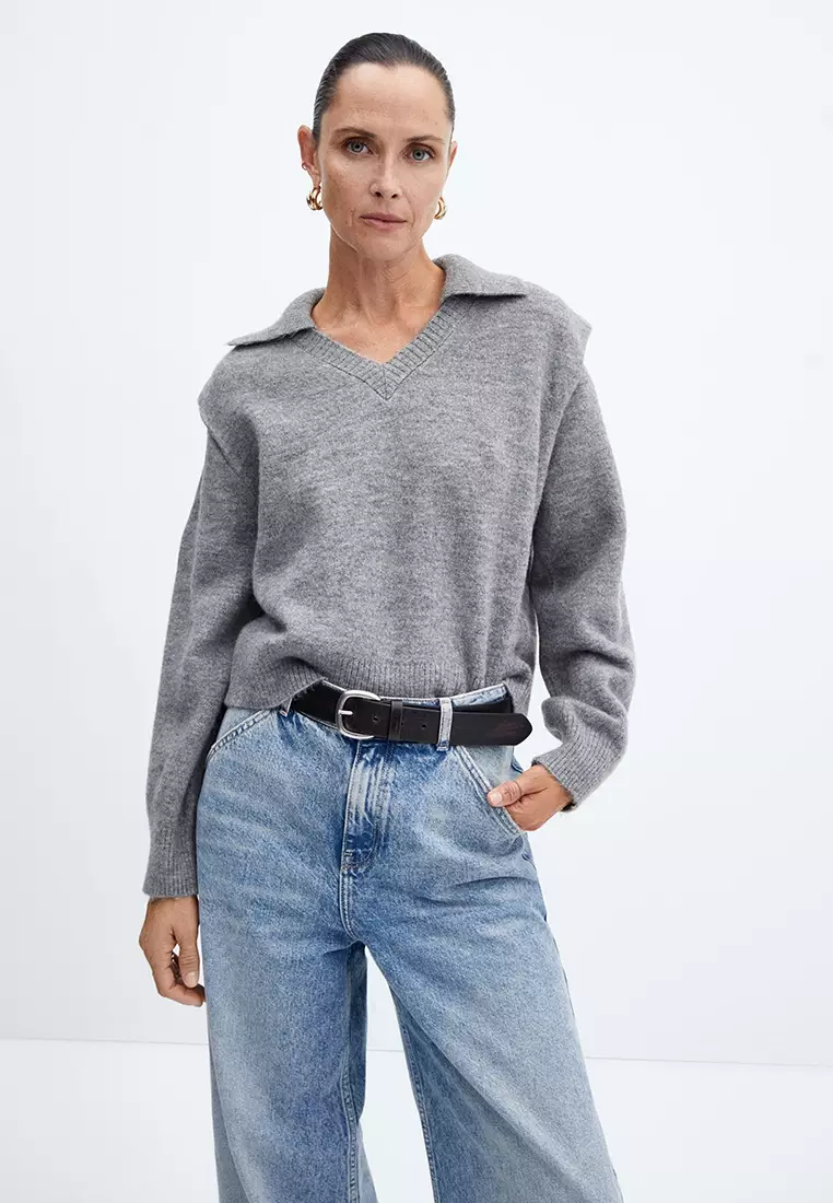 Mango roll neck outlet jumper