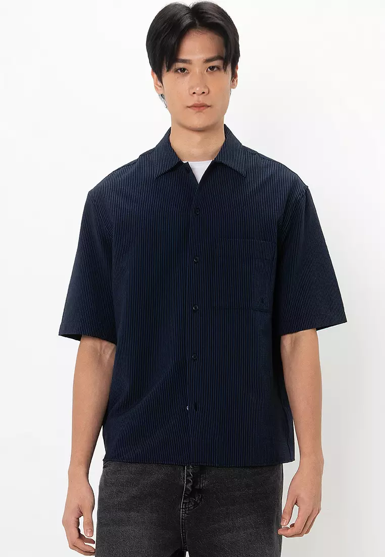 シャツ IONSEOUL Sells Seersucker Stripe Shirt JE1067 e41063bc437c20155c21ef753a9f05