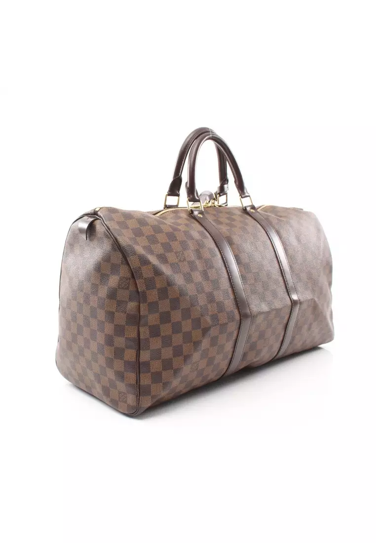 Louis-Vuitton Damier Keep All Boston Bag