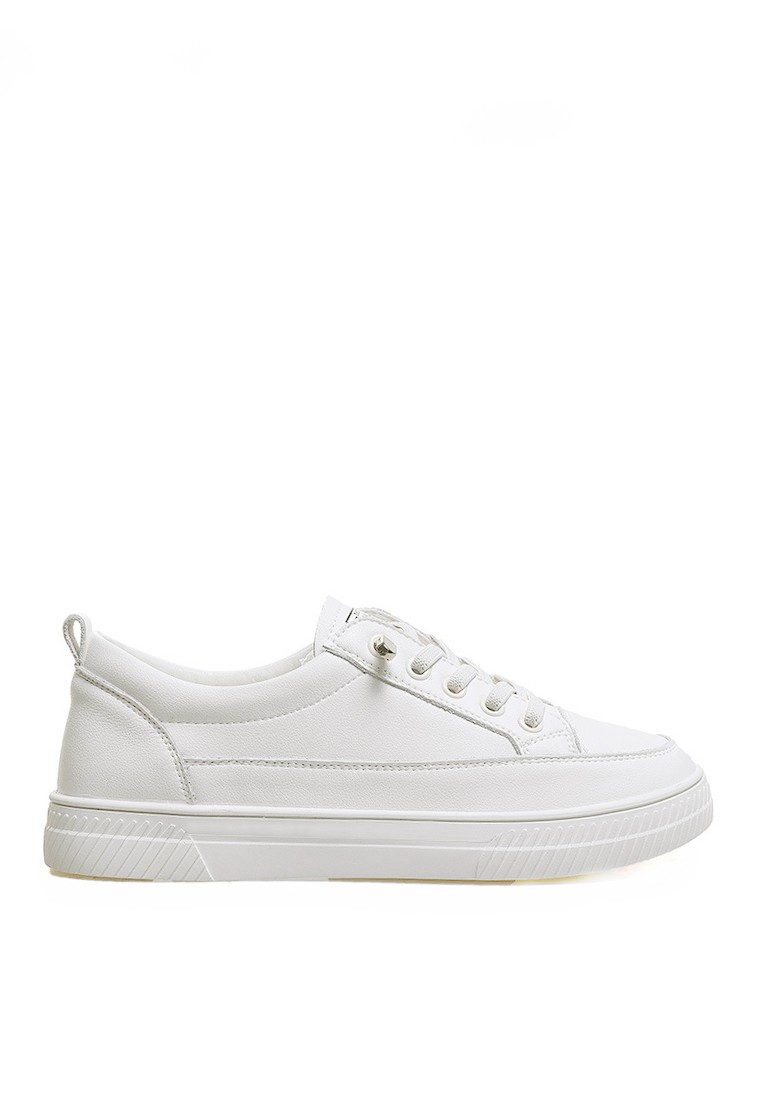 VANSA Cow Leather Lace Up Sneakers VSW-T200613