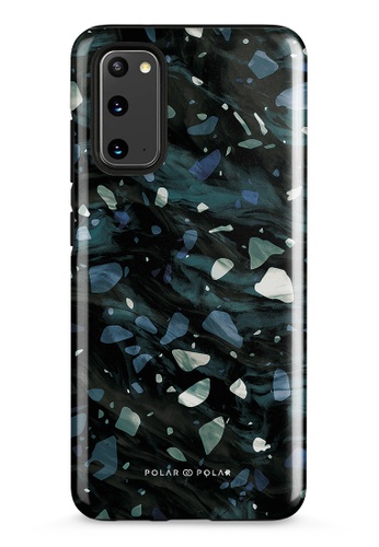Polar Polar grey Nordic Terrazzo Gem Samsung Galaxy S20 5G Dual-Layer Protective Phone Case (Glossy) BC35EAC8E5F7B4GS_1