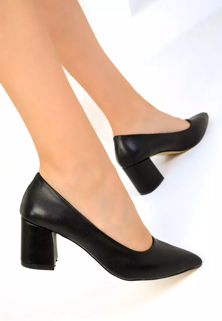 Pointed Toe Block Heels