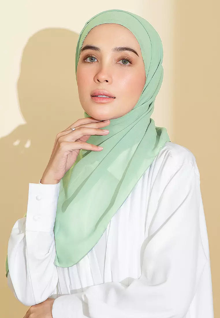 Ovel Shawl (Pashmina Oval Lozy x Hamidah) Sage