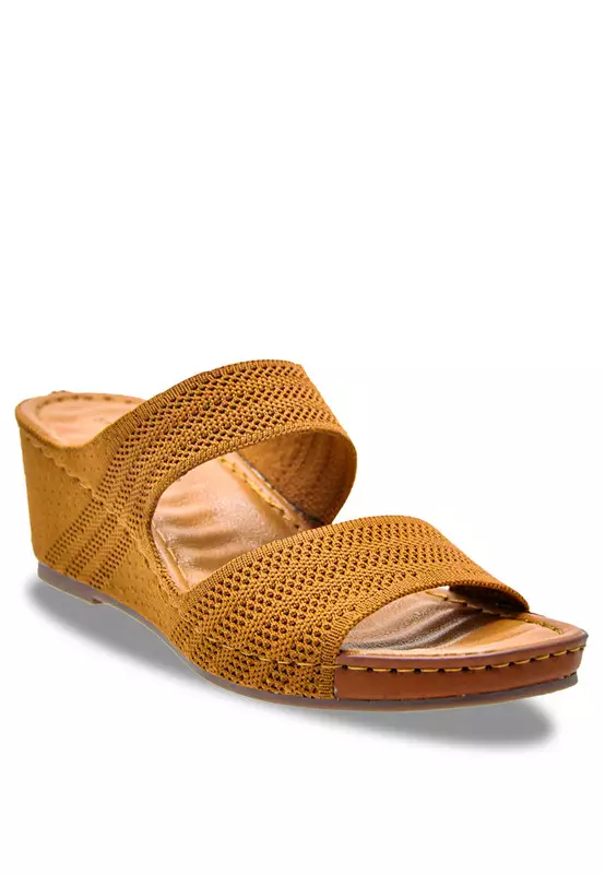 Comfort Slip On Wedge Sandals