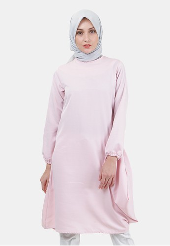 Side Layer Dress (Baby Pink Colour)