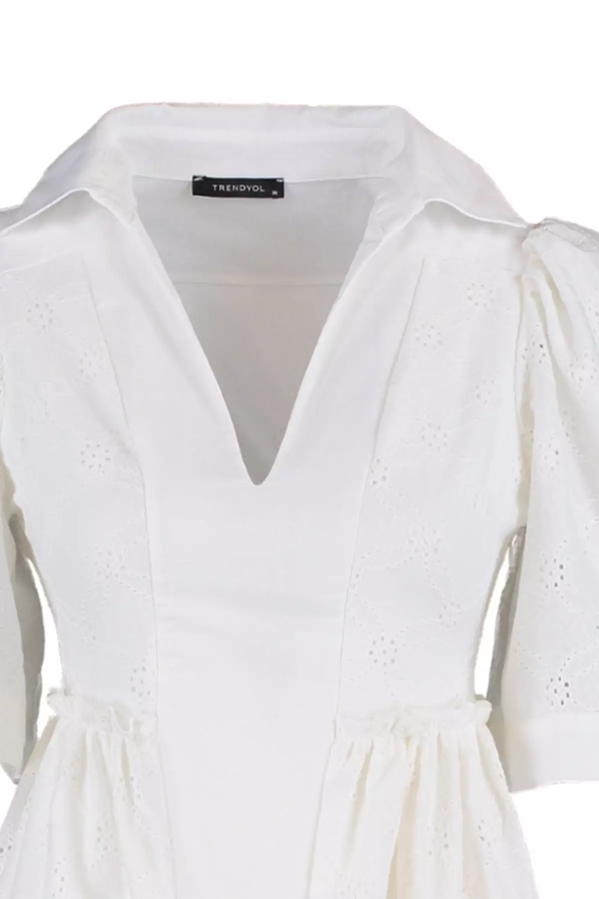 Embroidered Mini Dress