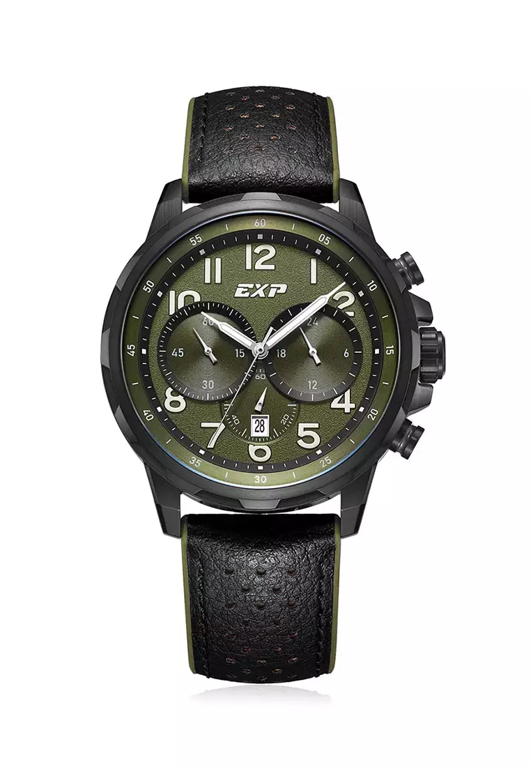 Jual Expedition Expedition Jam Tangan Pria Black Green Rubber