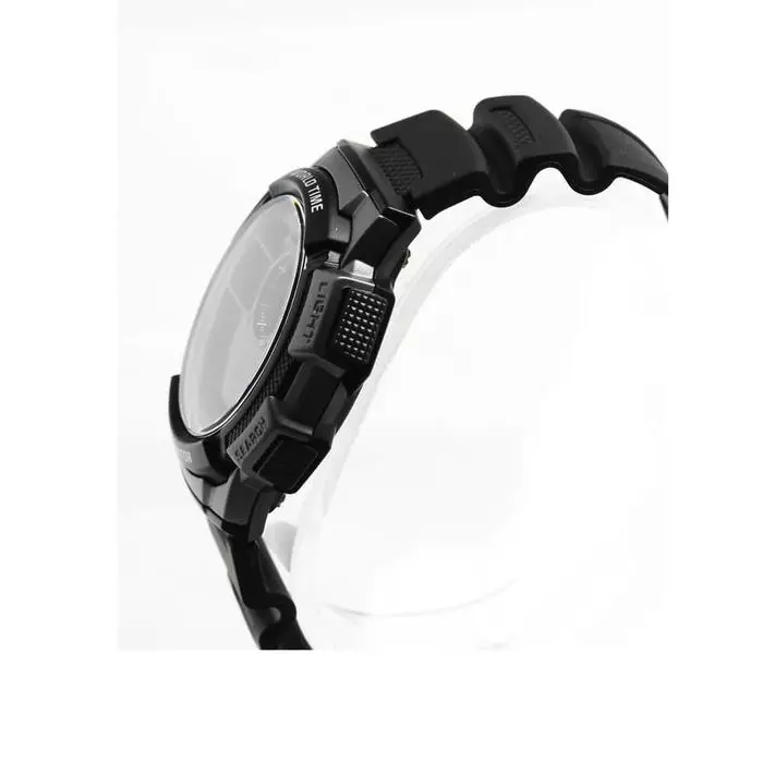 Casio AE-1000W-1BVDF Karet Hitam Ring Abu Cowok