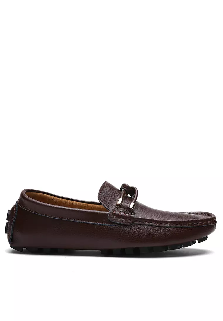 Leather Knot Loafers & Boat Shoes YY9088