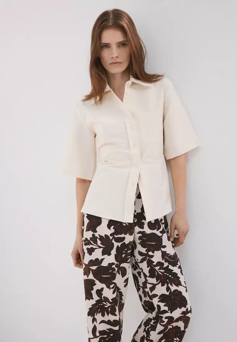 Floral Print Trousers