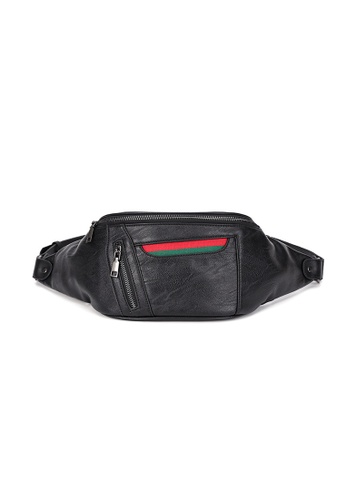 Lara black Men's Trendy Chest Bag Shoulder Bag - Black 14ADDACFD06B40GS_1