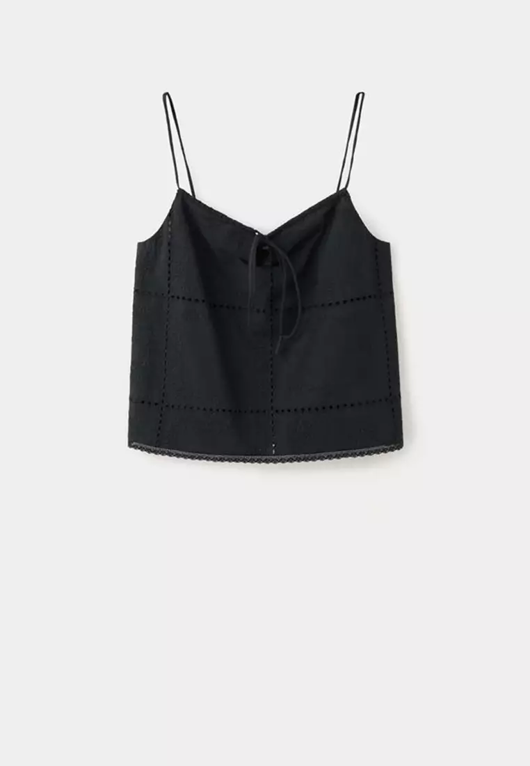 Embroidered Cotton Top