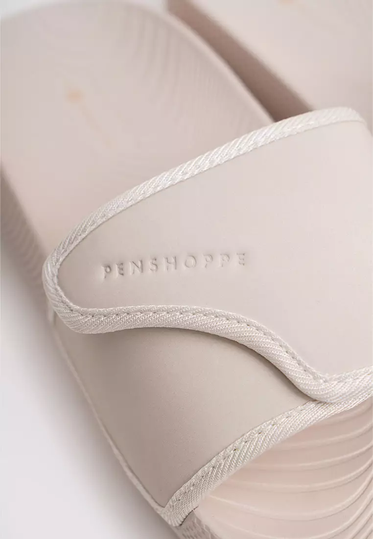 Women's Leather Slides with Soft Sole