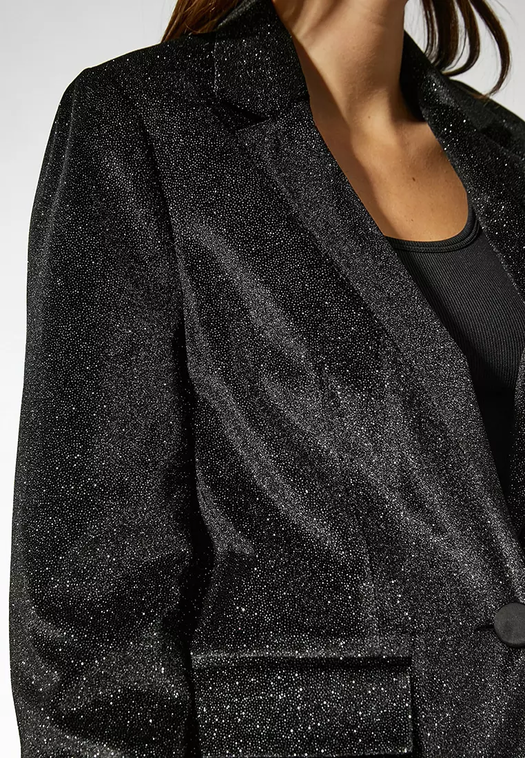 Glitter Black Jacket