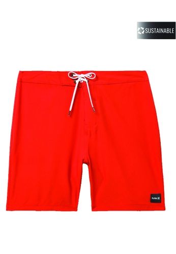 Hurley red HURLEY MBS0011070 PHANTOM™ ONE AND ONLY SOLID BOARDSHORTS 18" A8375AA51A49FFGS_1