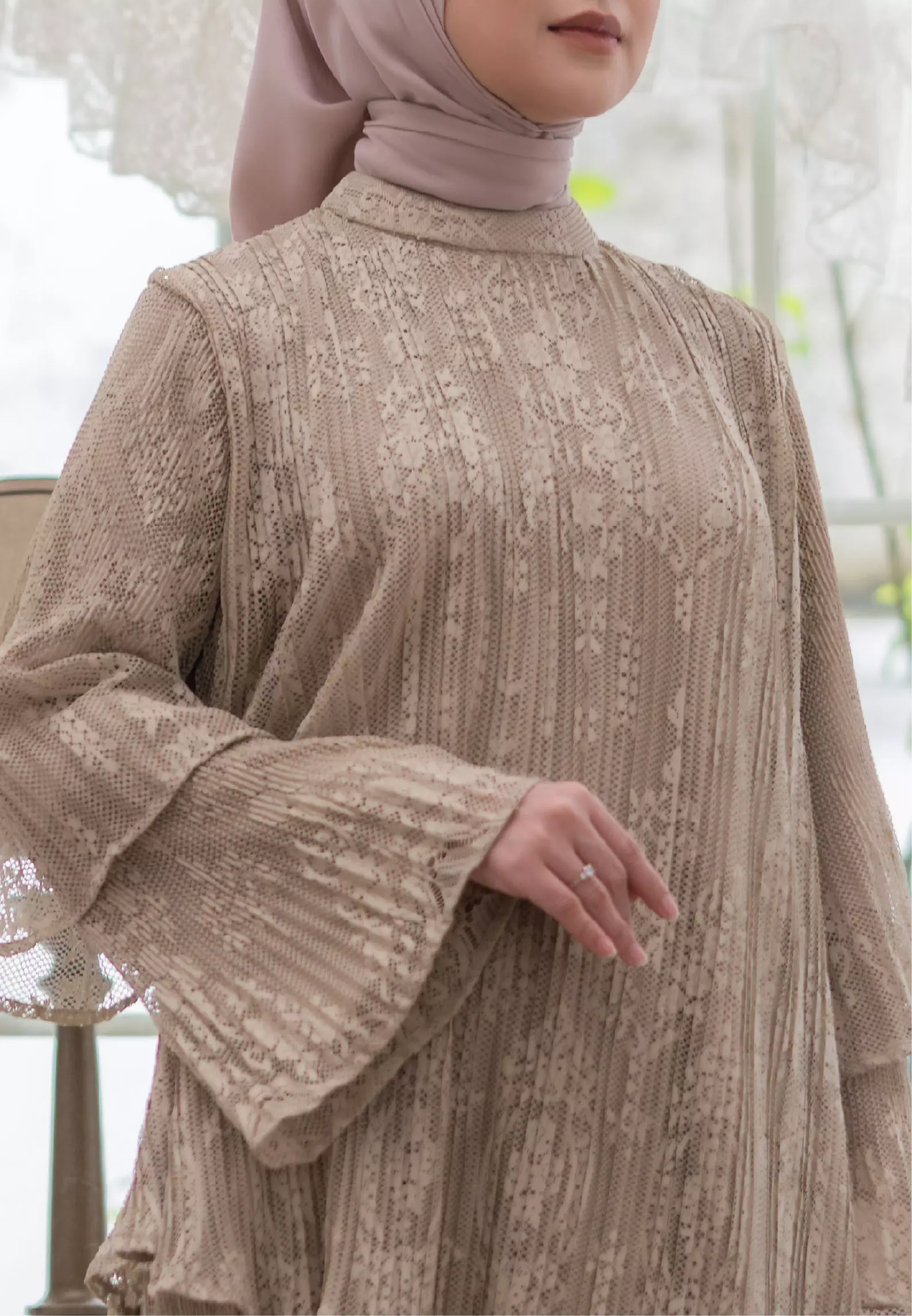 Damara Dress - Stone