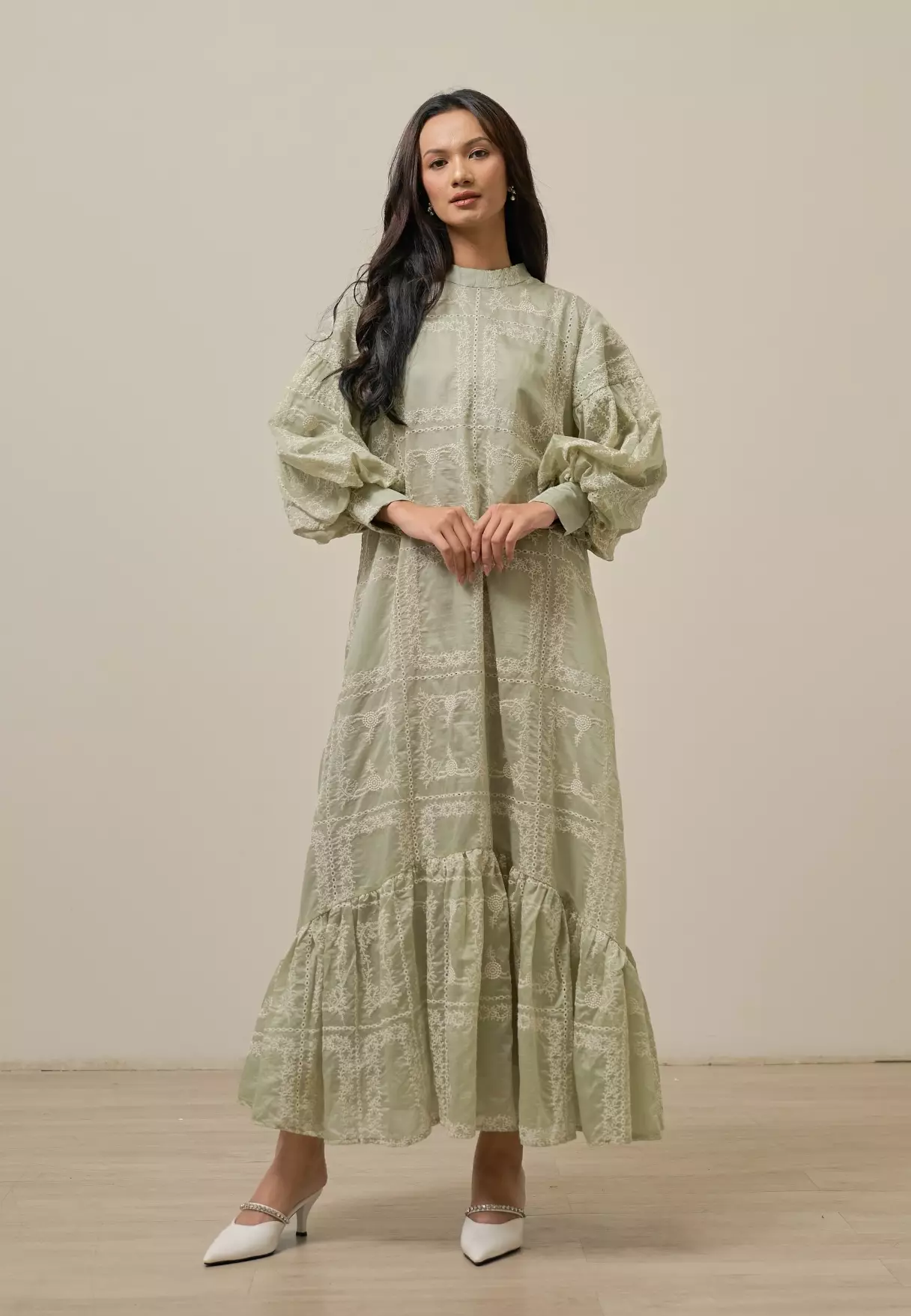 Ghaniya Dress - Sage