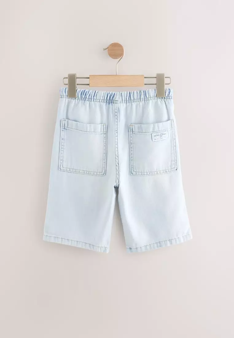 Bermuda Pull On Denim Shorts