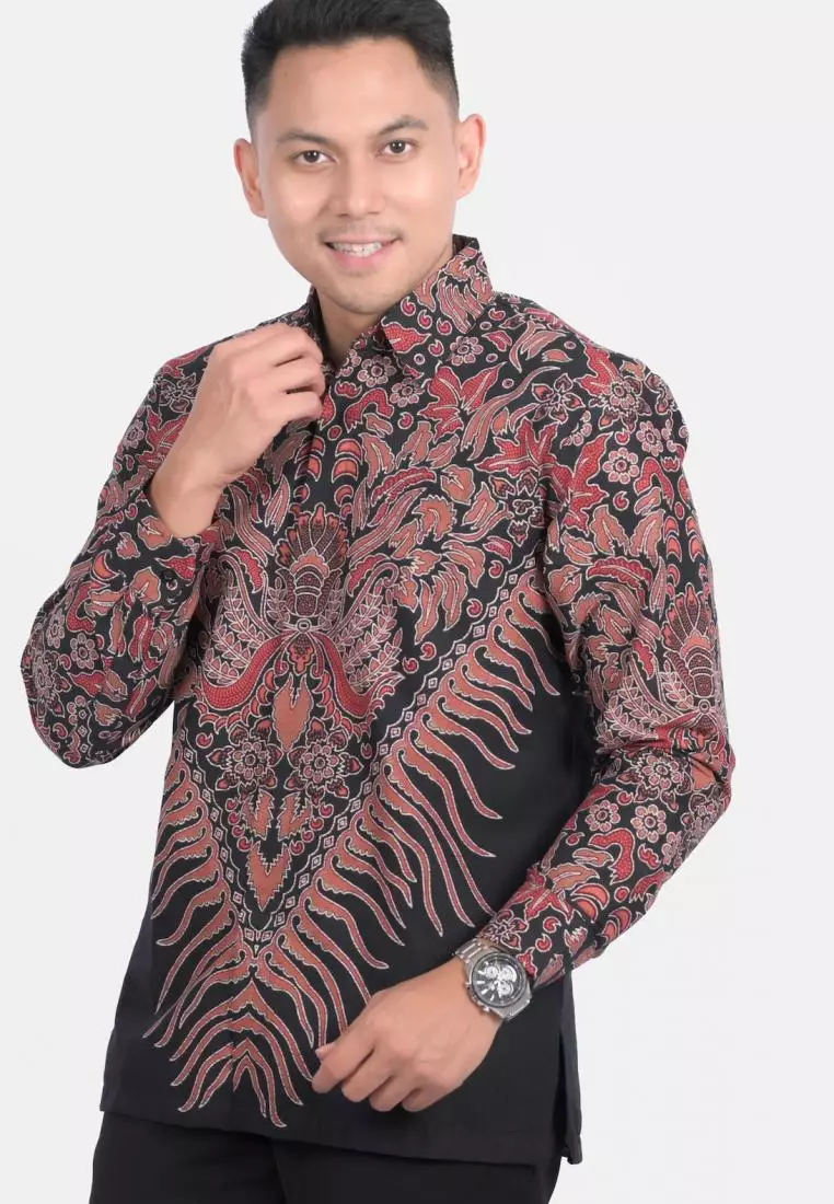 Jual Batik Talenta Exclusive Kemeja Batik Pria Lengan Panjang Batik