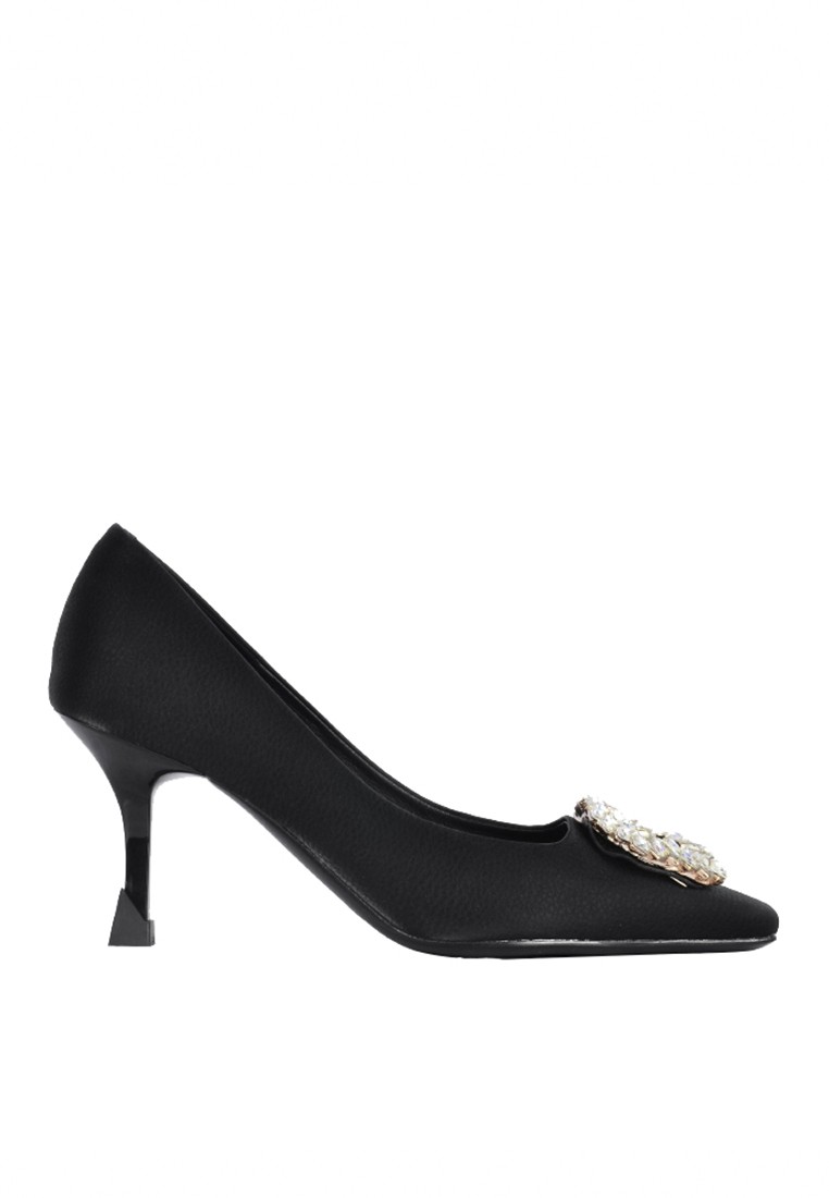 7CM Square Toe Rhinestone Pumps XJ1618-5