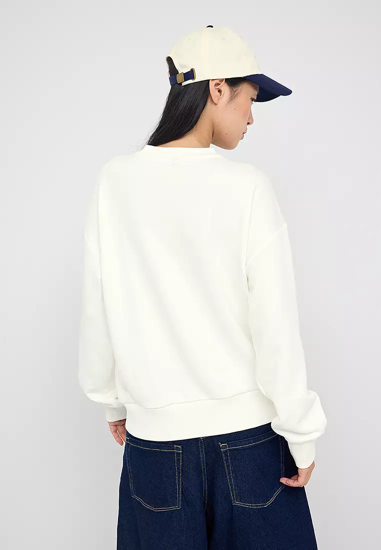 Round Neck Knitted Sweatshirt