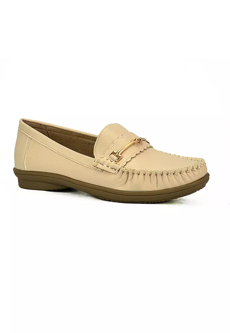 Discount on Mario D' boro Runway  shoes - SKU: Women's Loafers Flats Shoes LV 23031 Bone C28