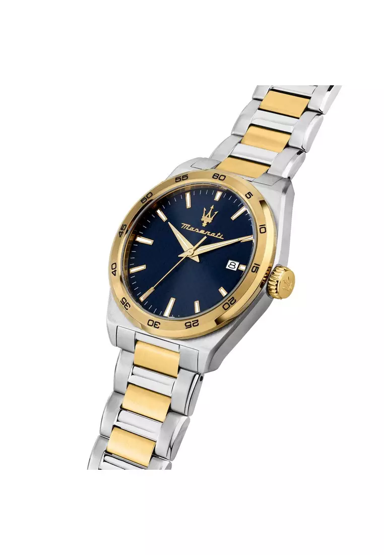 【2 Years Warranty】MASERATI Velocita' 41mm Men's Quartz Watch R8853152001 Japan Movement