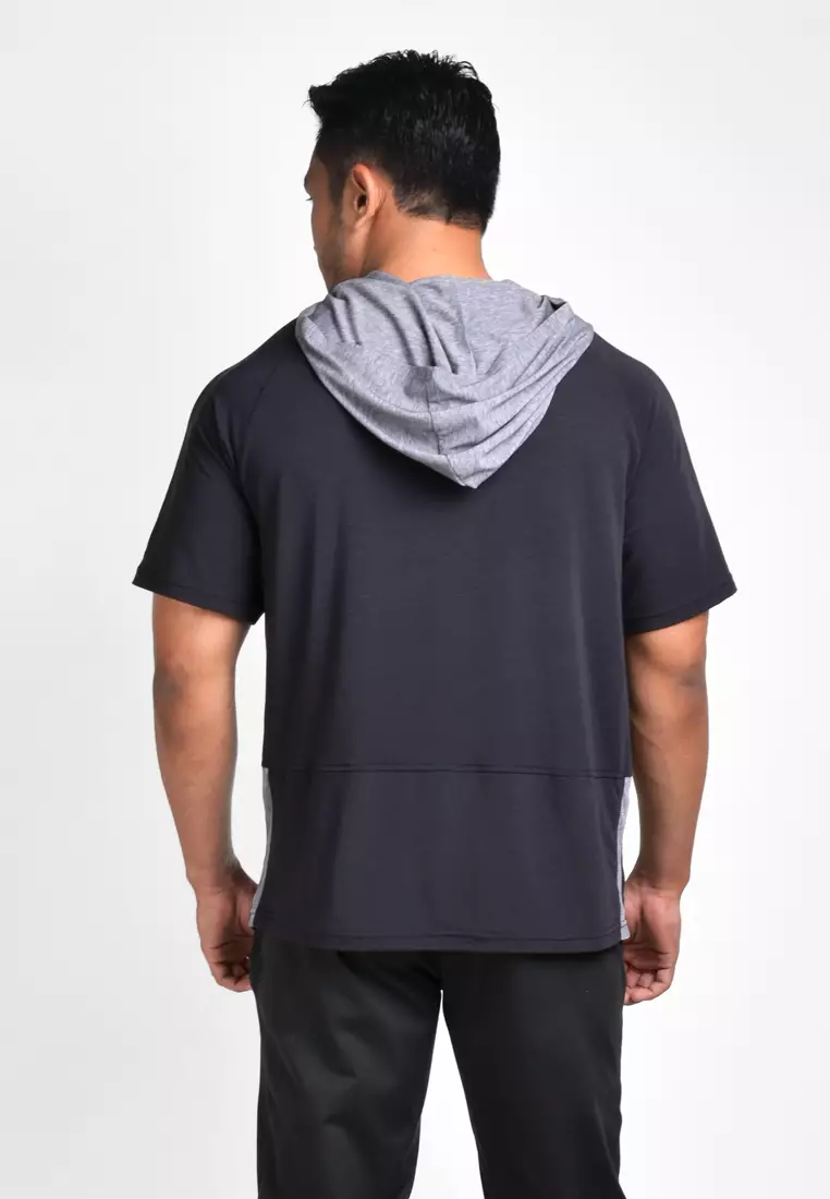 ViQ Men Short Sleeve Hoodie