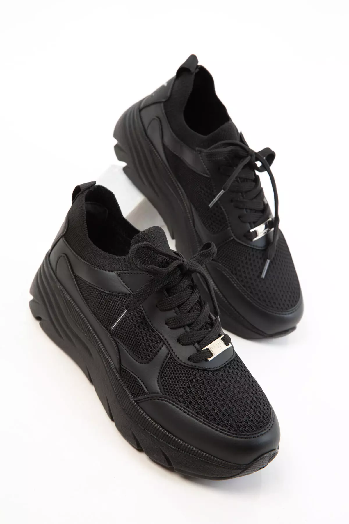 Black-Black Women's Sneaker 20628