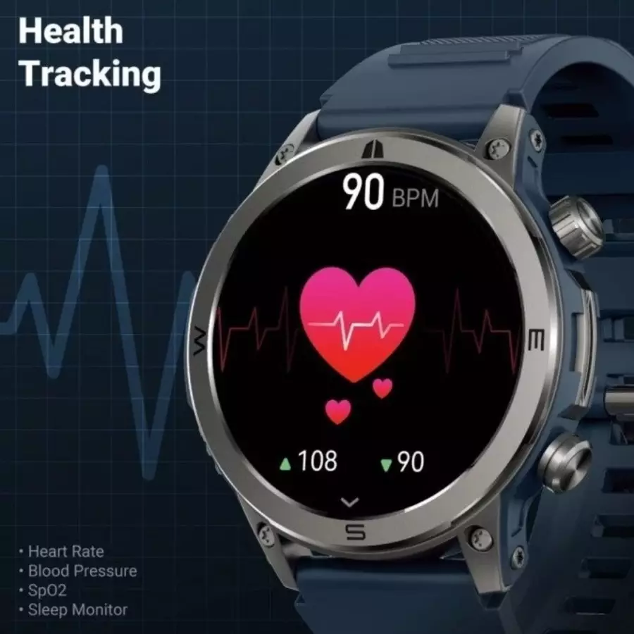 Digitec Ultima Smartwatch karet biru cowok