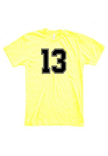 MRL Prints yellow Number Shirt 13 T-Shirt Customized Jersey F4B57AA35C408BGS_1