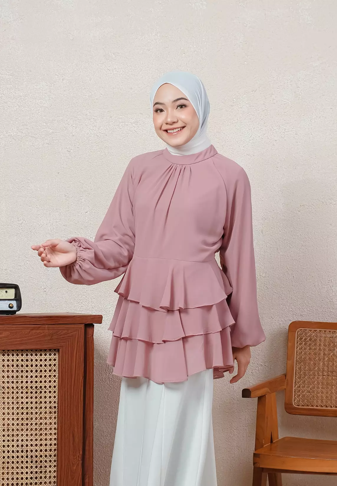 Lucinda Blouse - Mauve