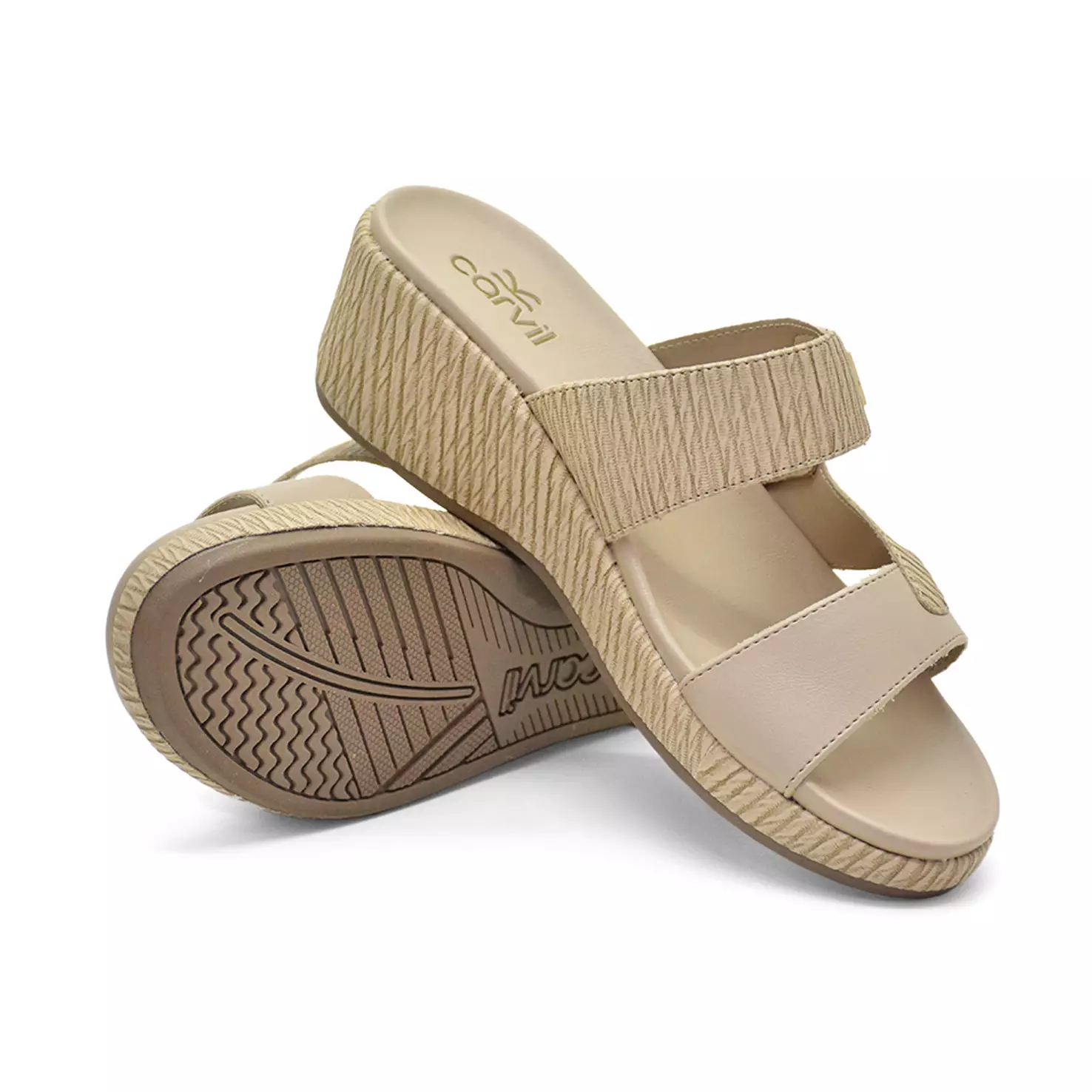 Carvil Sandal Wanita Kiryu-02 L Beige