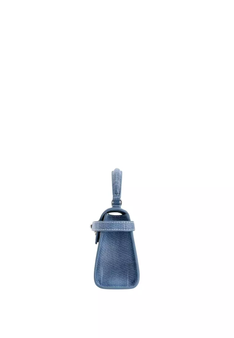 Elise Top Handle Bag - Blue