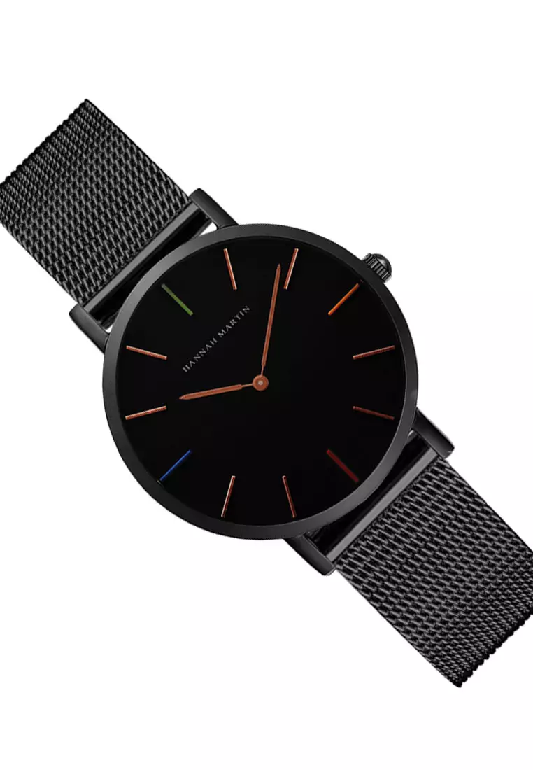 Buy HANNAH MARTIN Hannah Martin Hue Black Minimalist Rainbow Dial ...