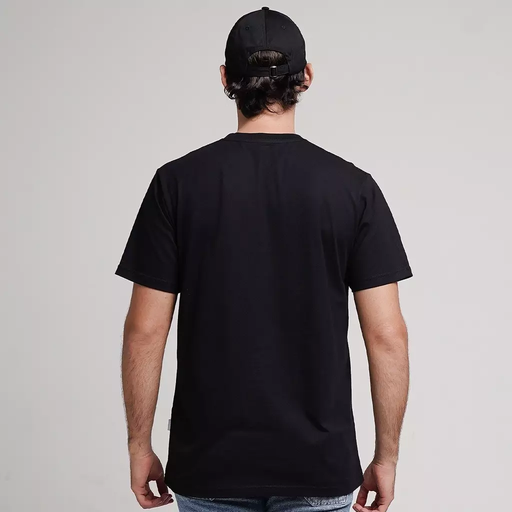 Lee Cooper T-Shirt Logo Type Pocket Black