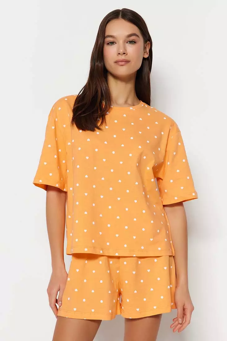 Buy Trendyol Heart Pajamas Set 2024 Online | ZALORA Philippines