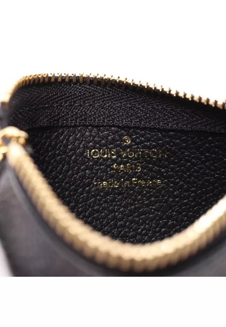 Louis Vuitton Empreinte Monogram Giant Key Pouch Black Beige