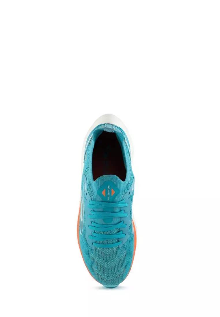 910 Nineten KISHI RUN 2.0 sepatu lari - Bluebird/Blue Radiance/Nectarine
