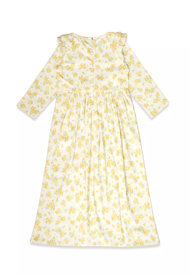 Maxi Dress/ Ghamis Anak Yellow/ Rodeo Junior Girl Girls Day Out