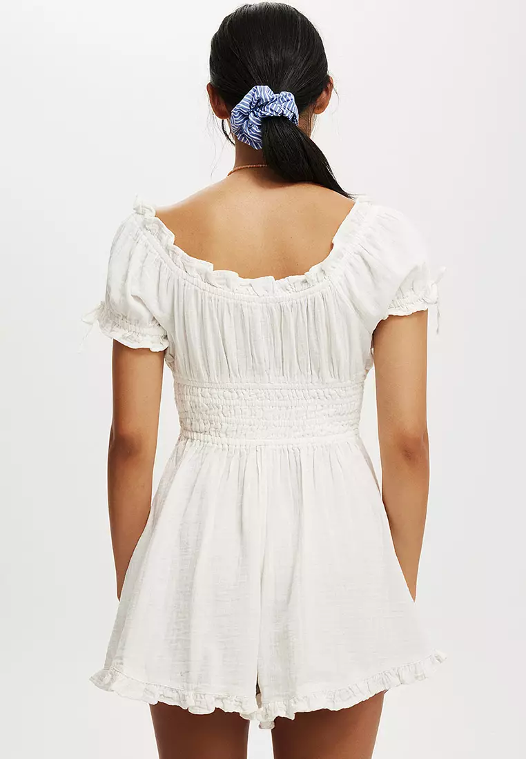 Sadie Button Through Playsuit