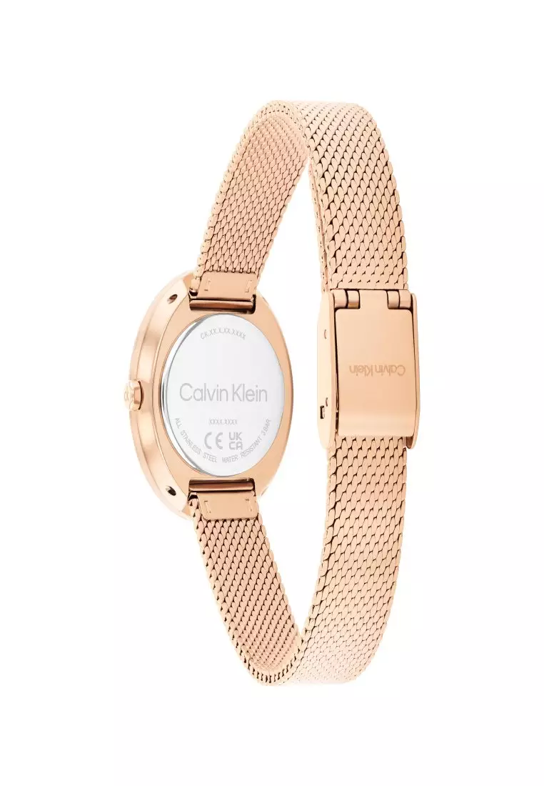 Women's Ionic Plated Rose Gold Steel Quartz Watch - CK25100153