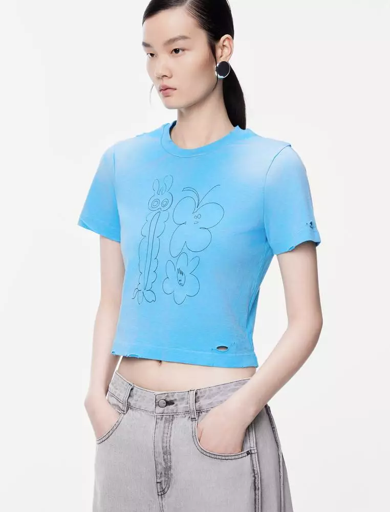 Slim fit short sleeve T-shirt