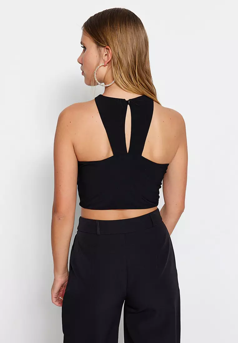 Gathered Crop Top