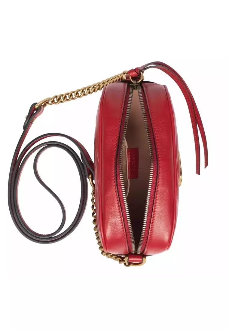 Gucci Gucci Red Leather Crossbody Bag 2023 Buy Gucci Online ZALORA