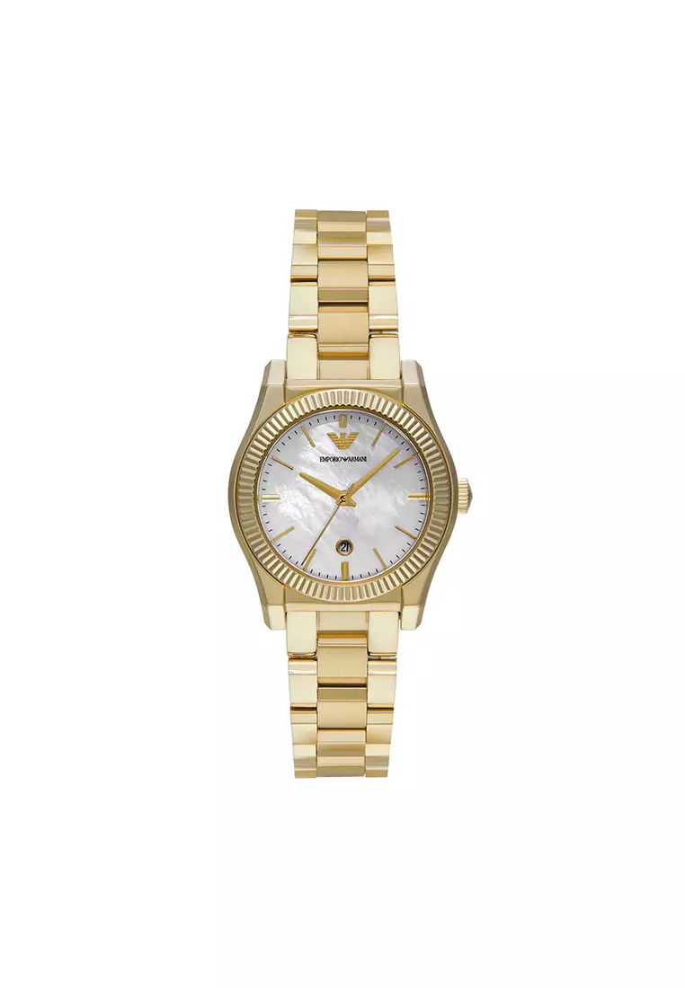 Buy Emporio Armani Federica Gold Stainless Steel Watch AR11657